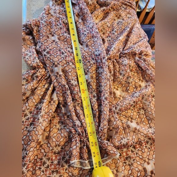 Pink Lily Humble and Kind off Shoulder  Beige Mini Dress Size 2X - Picture 5 of 14